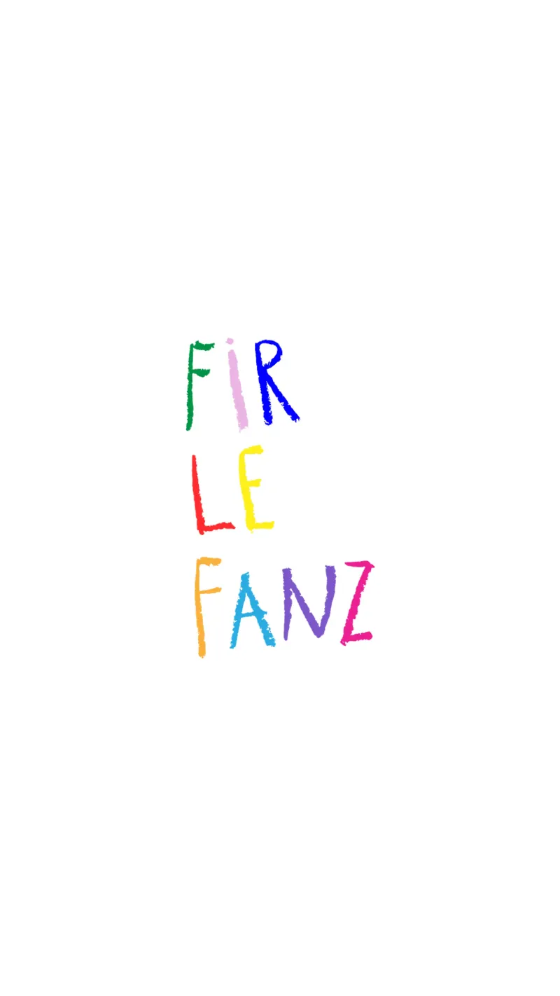 Firlefanz - bunt Alu-Dibond von Brushmeetspaper