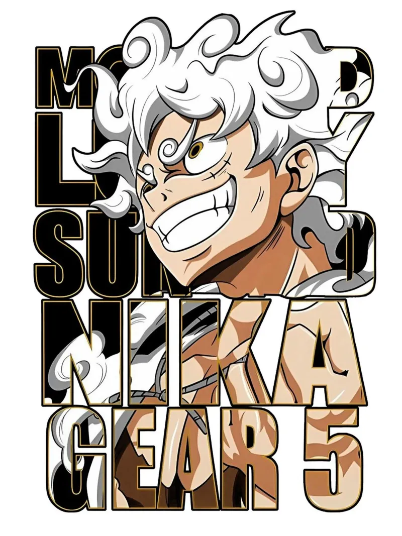 Luffy Gear 5 poster da Toby H Williams