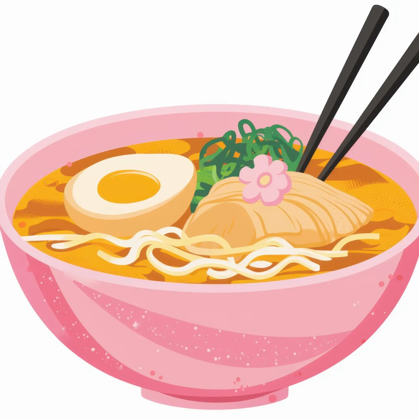 Ciotola di ramen arrossata poster da Echo Saber
