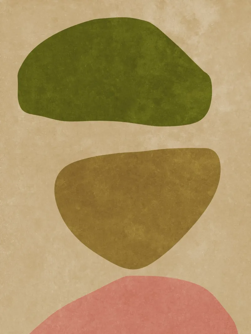 Formas abstractas Desnudo poster de Raissa Oltmanns