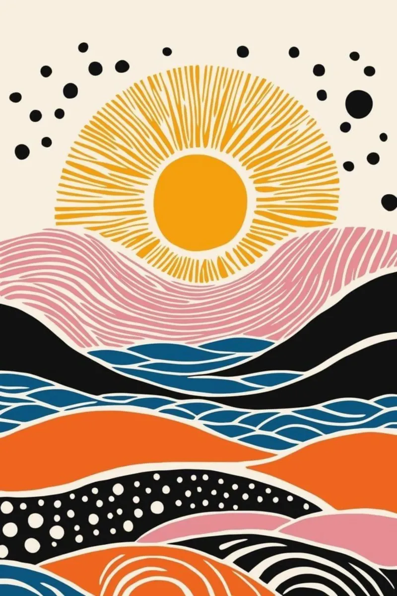 wave and sunshine poster da Good days