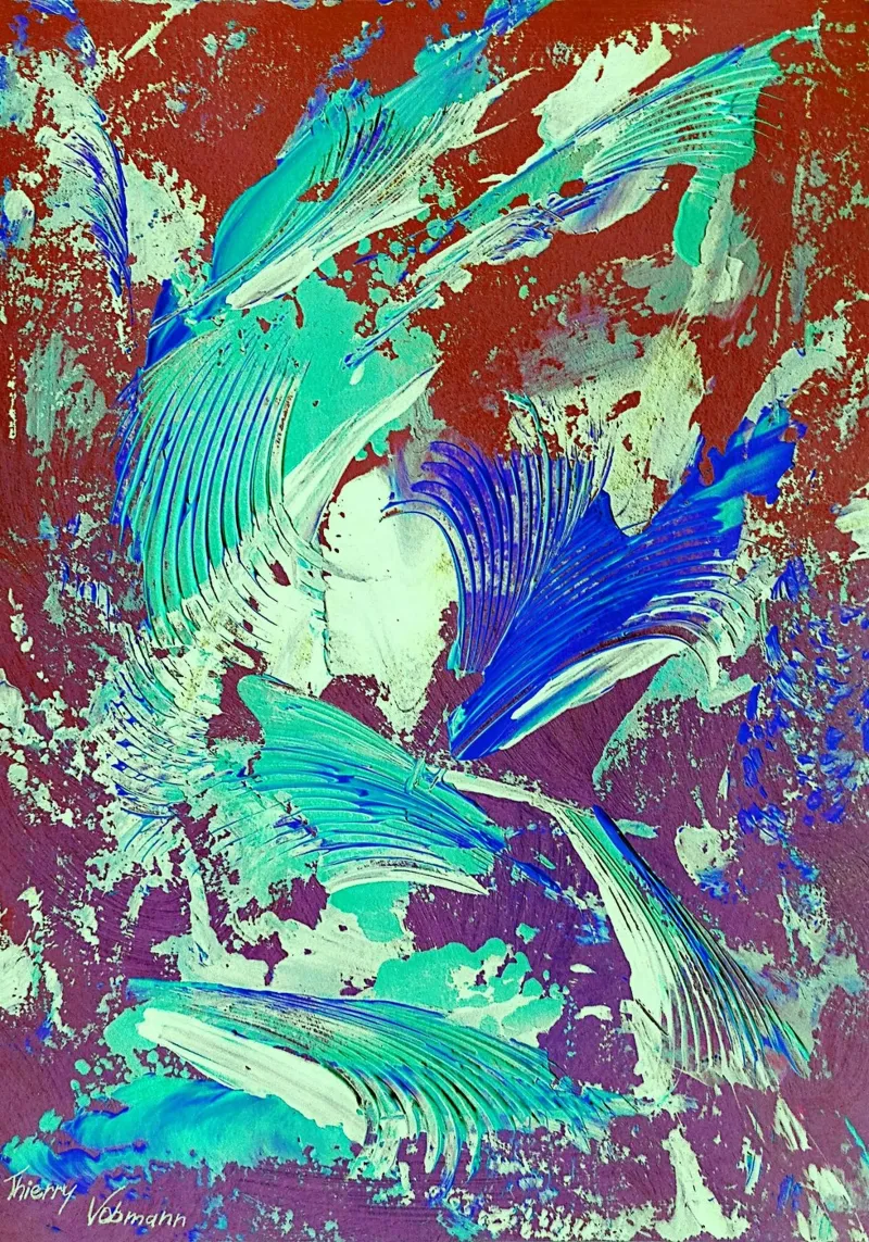 IDEAL GIFT 74 invers poster da Thierry Vobmann Abstract painting