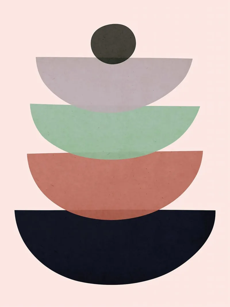 Acquerello minimalista H poster da Sven B Strauss