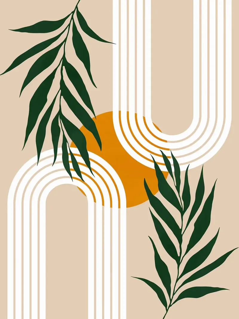 Floreale minimalista poster da Fletcher M Henry