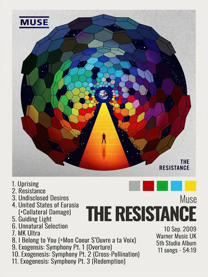 Muse The Resistance tela con Cornice a cassetta da Roronoa7