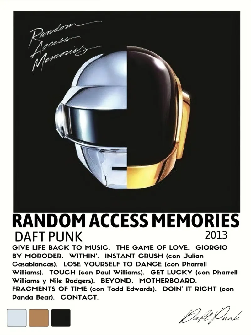 Daft Punk poster da Roronoa7