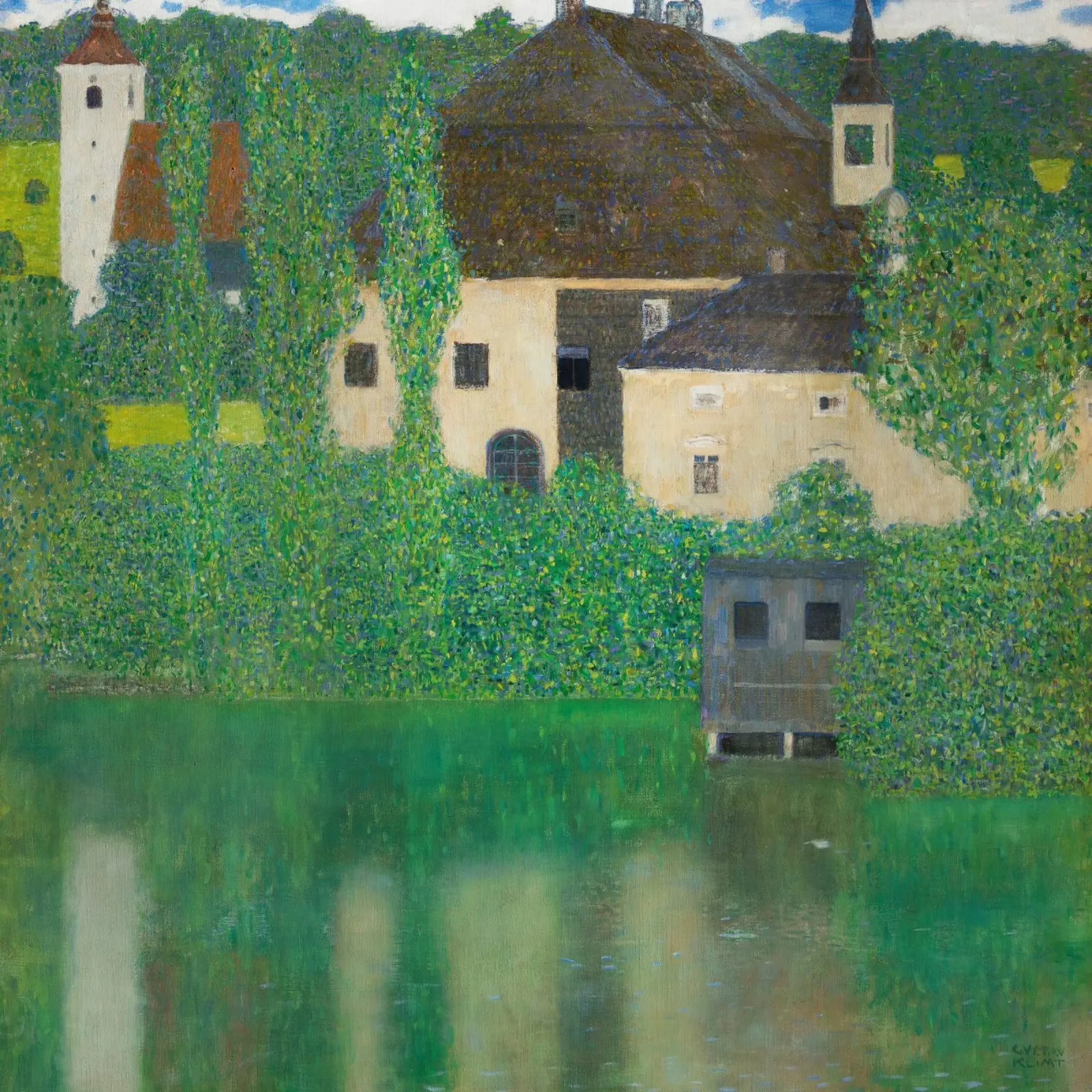 Gustav Klimt - Camera del castello d'acqua poster da Art History