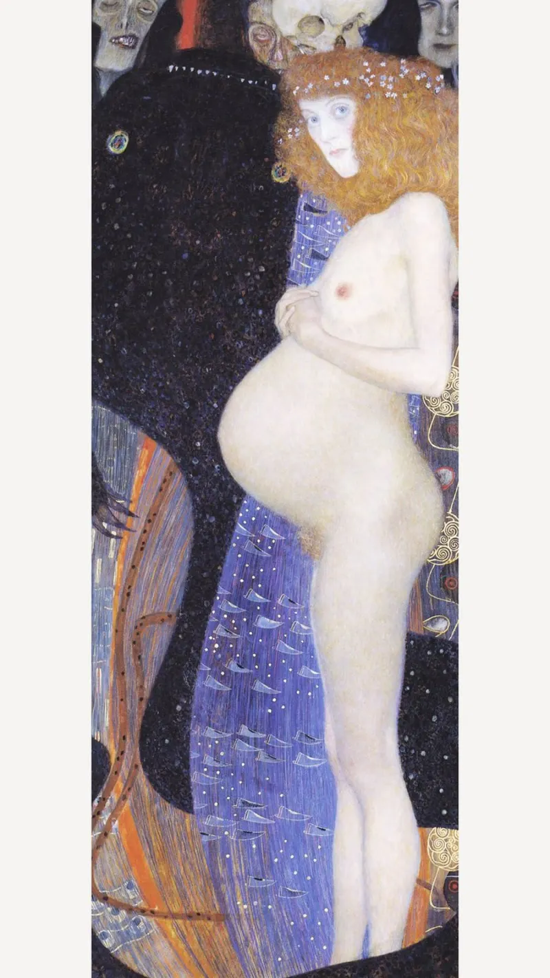 Gustav Klimt - La speranza (1903) tela con Cornice a cassetta da Art History