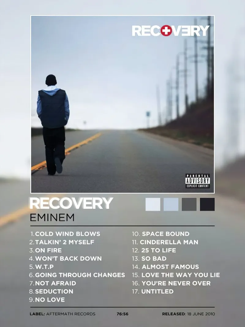Eminem Recovery poster da Roronoa7