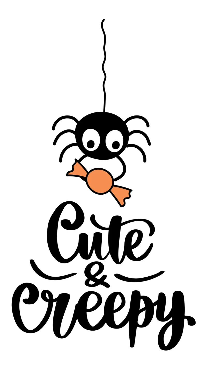 Cute And Creepy Spider poster da Sasyall Graphics