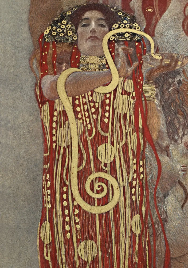 Gustav Klimt - Hygieia (1907) poster da Venus Art