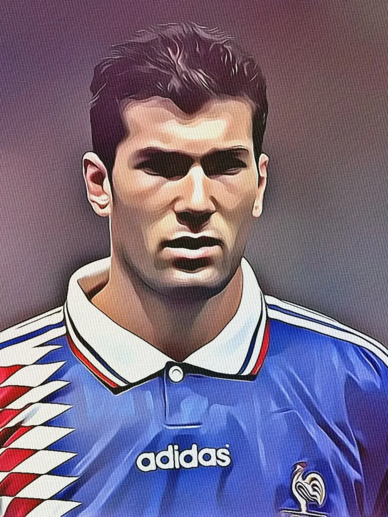 Zinedine Zidane poster da dan band