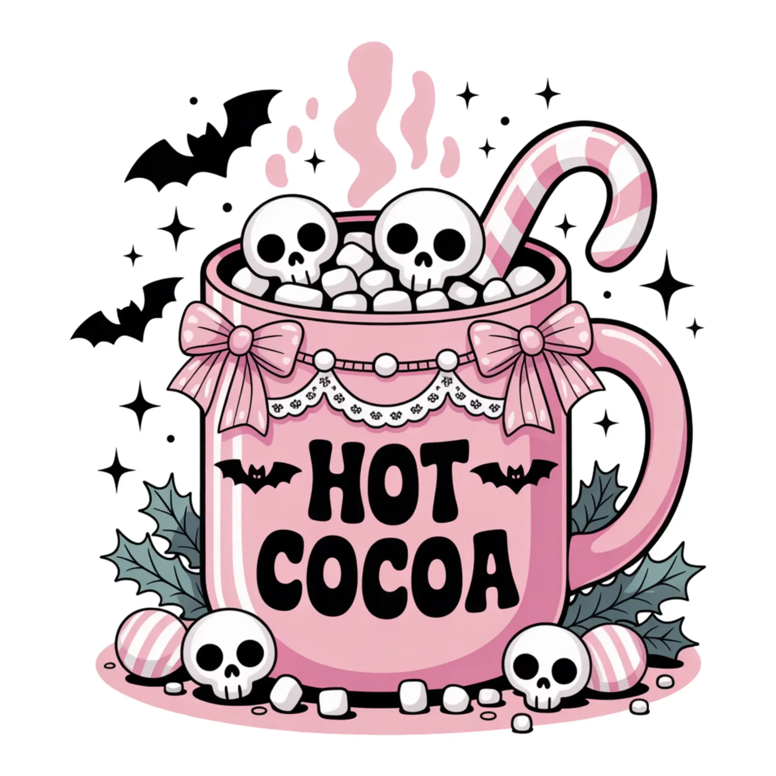 Pastel Goth Cocoa poster da Sasyall Graphics