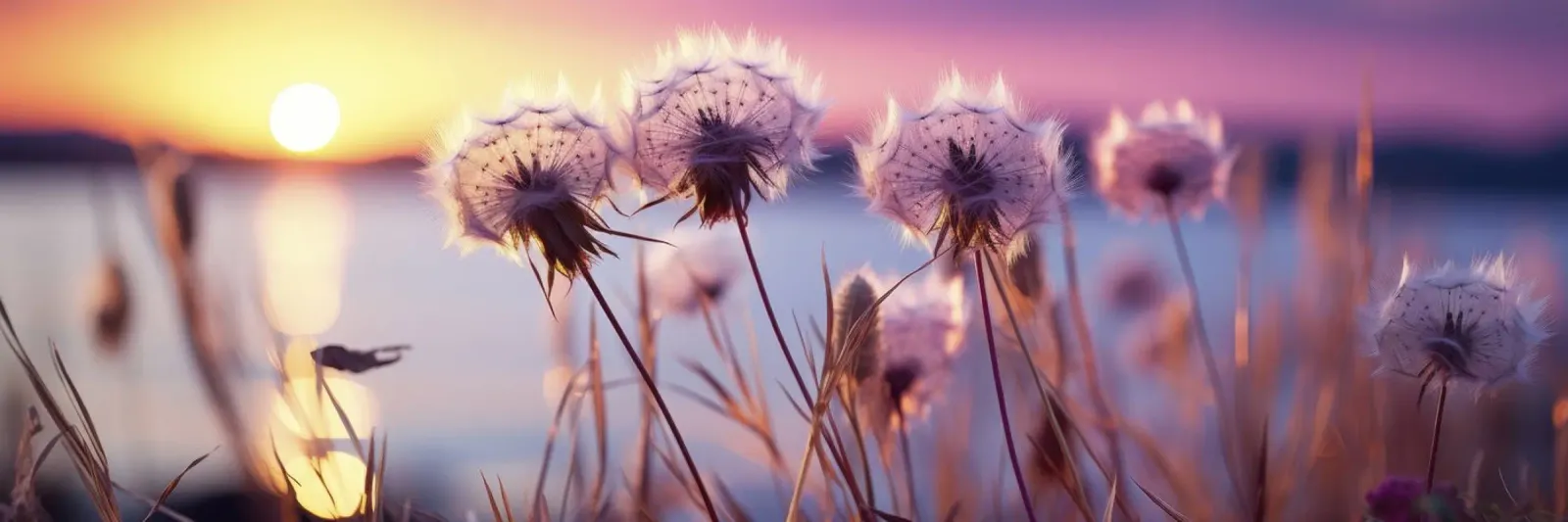 Dandelion At Sunset poster da treechild