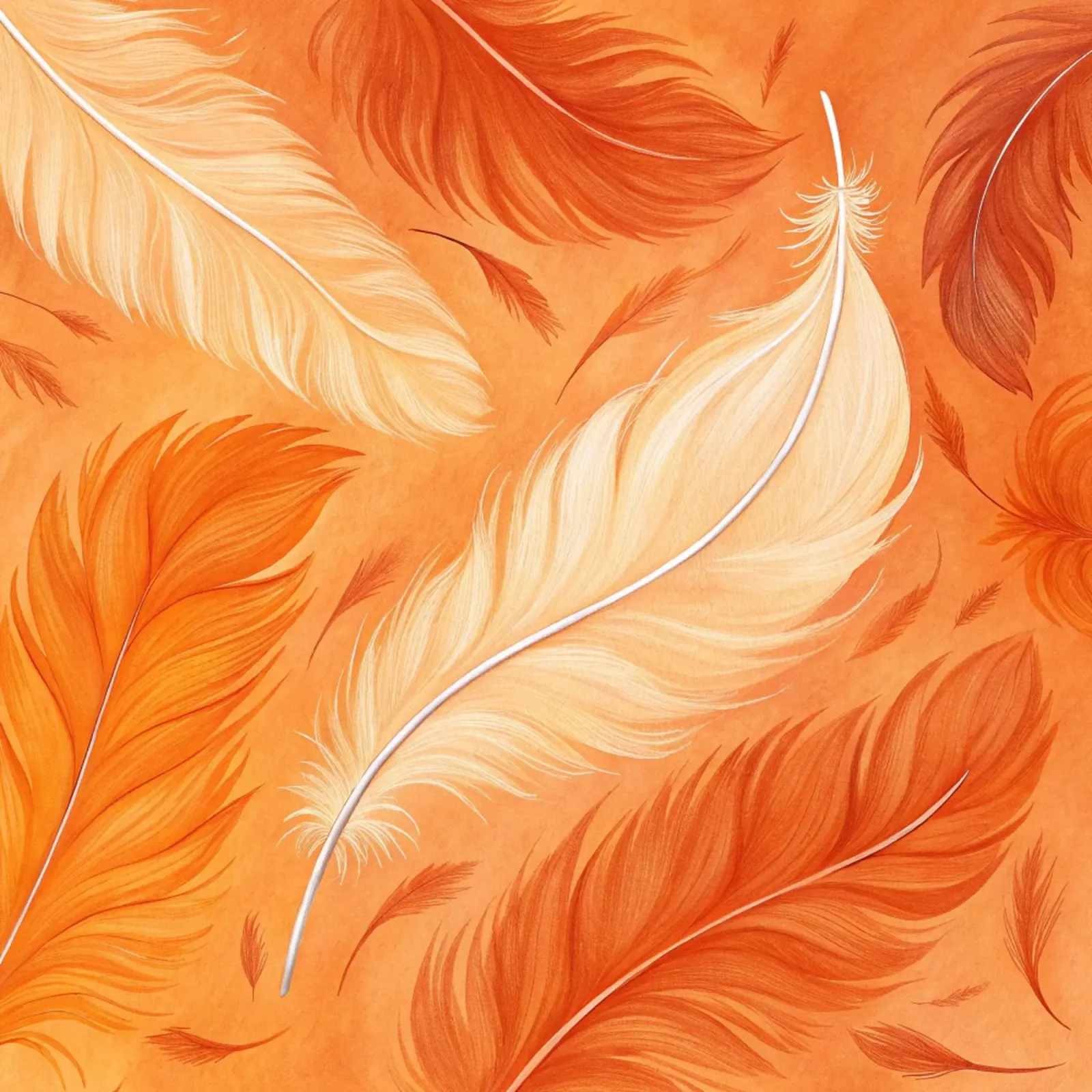 Vol d'automne éthéré : Une symphonie de plumes dans un décor ensoleillé poster de Artistic-shop
