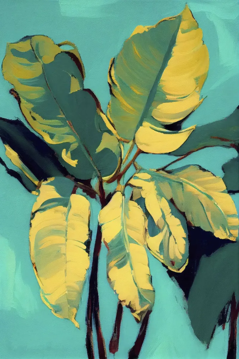Banana Leafs pellicola backlit da treechild