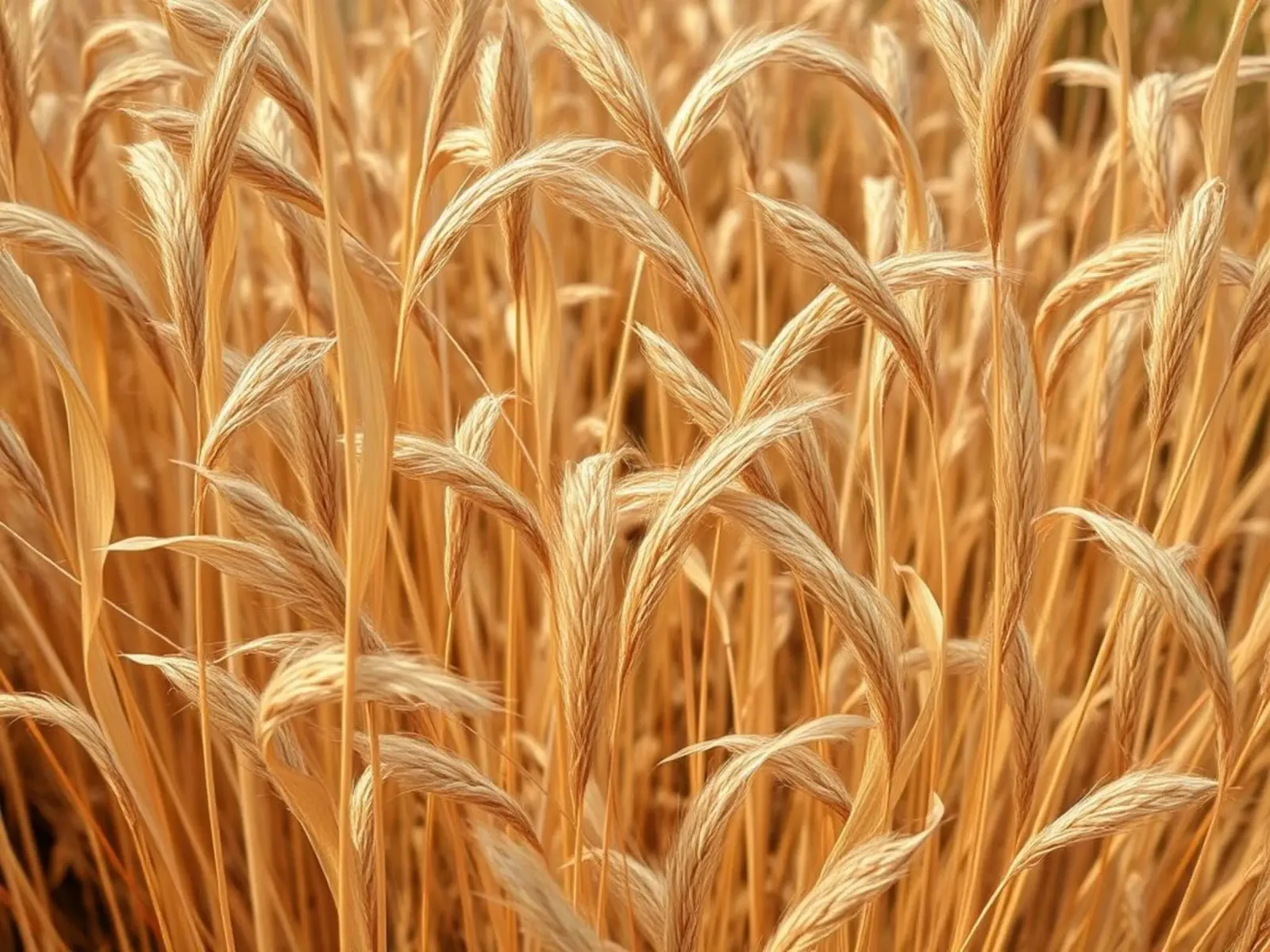 Campo di grano dorato al tramonto: Un sogno di raccolto rustico poster da Artistic-shop