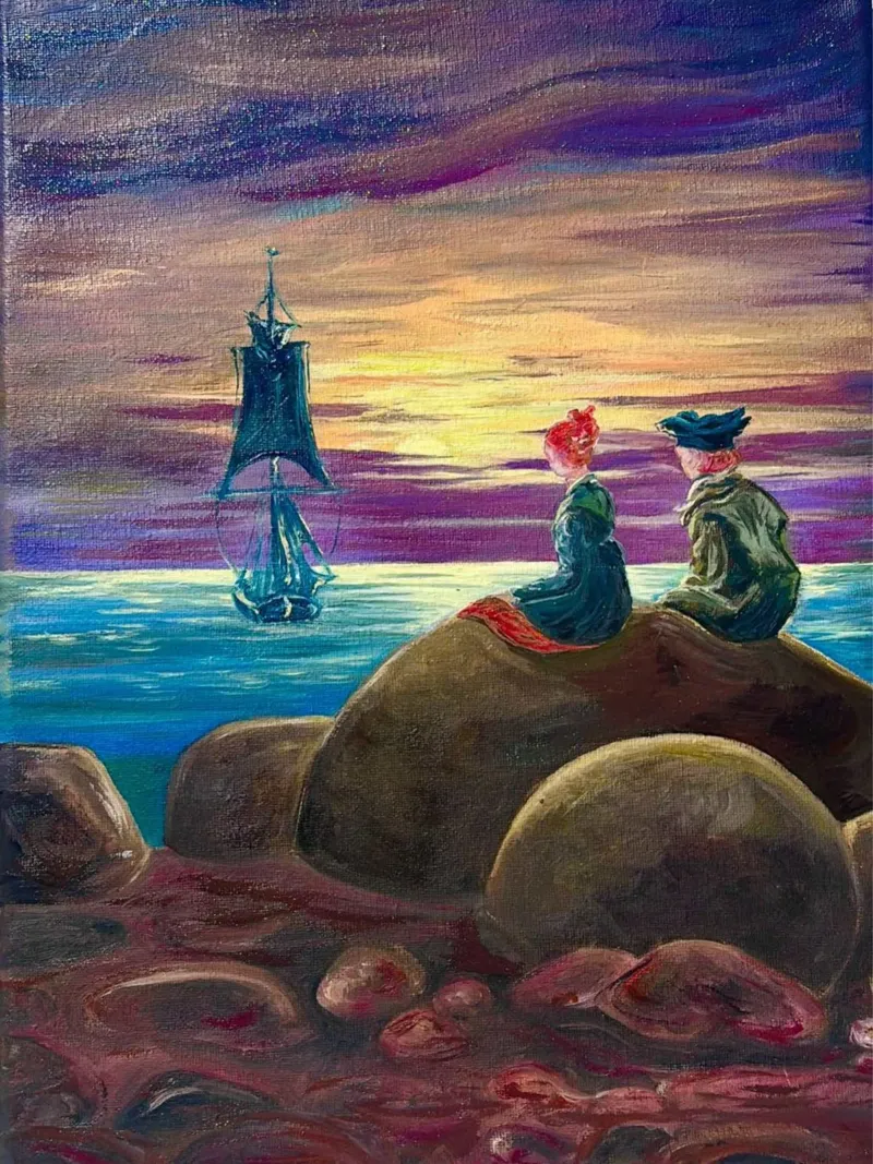 Sonnenuntergang poster da Kunst.der.Amelie