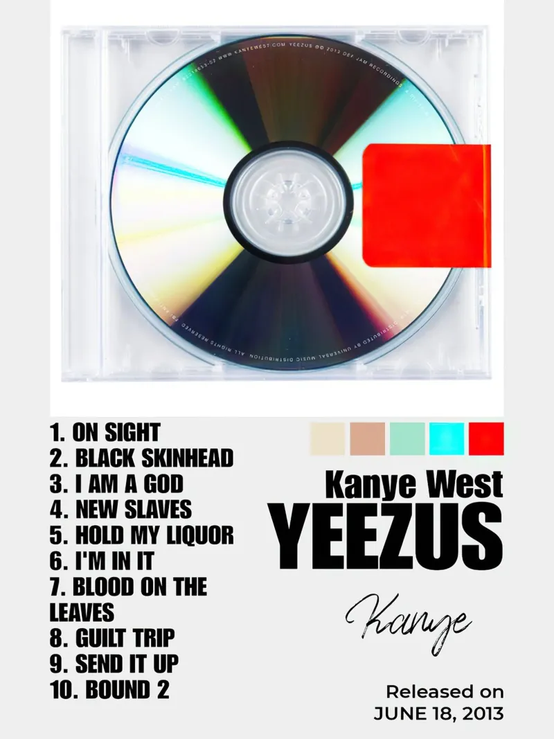 Kanye West Yeezus poster da Roronoa7