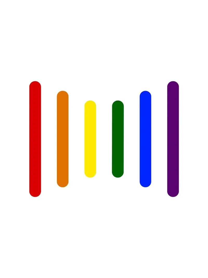 Strisce arcobaleno poster da Anna Müller
