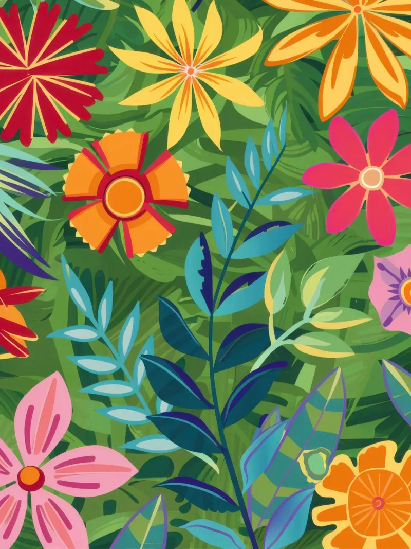 Semplice gioia in giardino poster con telaio in legno da Heaven Craft