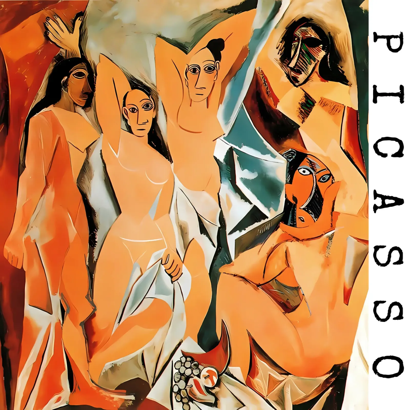Picasso kunst 13 canvas met Baklijst van domherrick1
