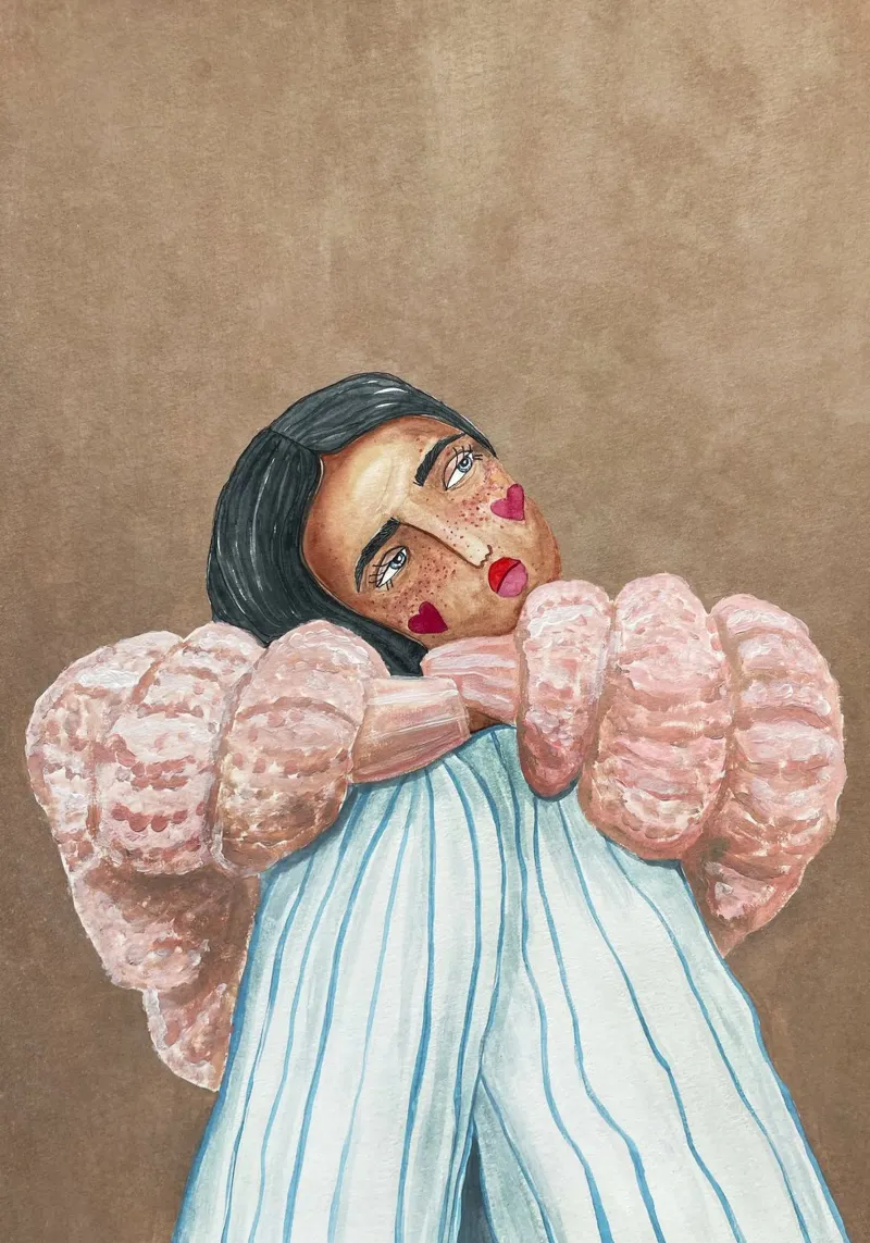 Dreaming girl hahnemühle by Raissa Oltmanns