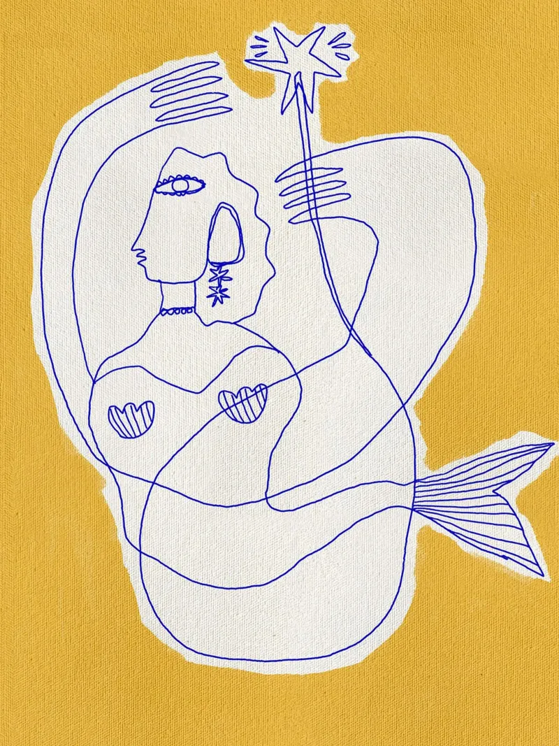 Sirena di Shatha Dafai poster da Linda Richardson