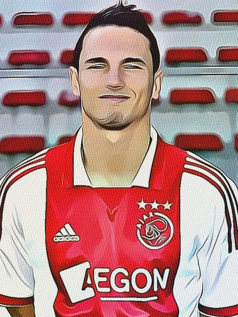 Der junge Wesley Sneijder Leinwand mit Schattenfugenrahmen von dan band
