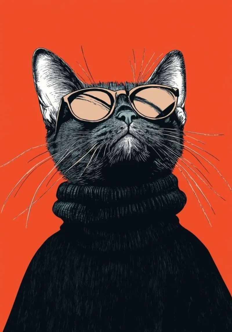 cat cool poster da chaodays