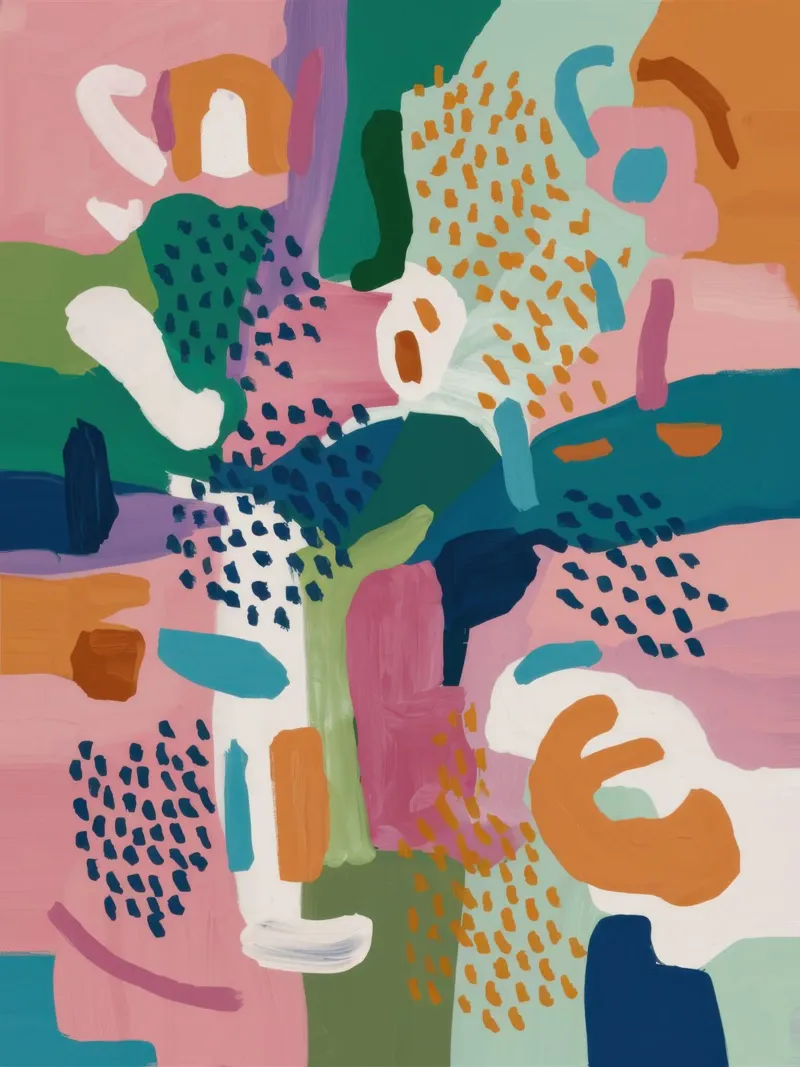 Levendige papaja stilleven canvas met Baklijst van Wish Studio