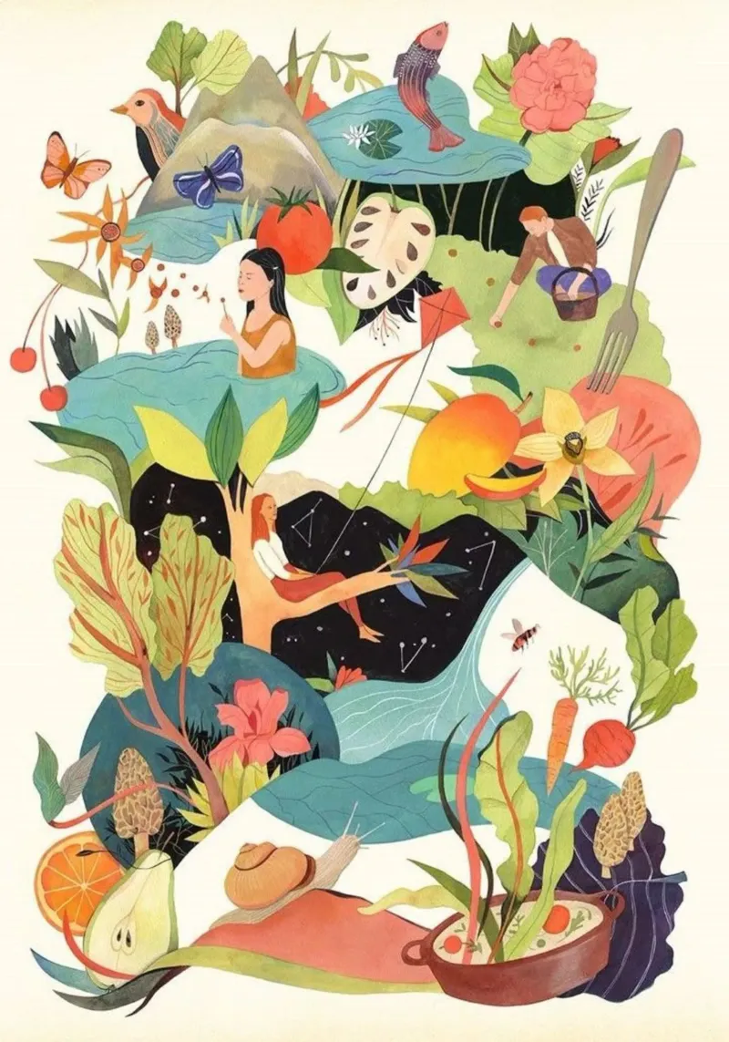 nature and human poster da firmana