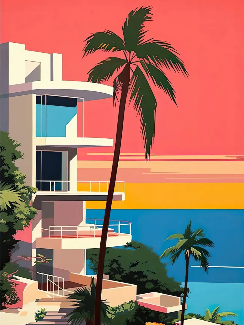 Colored Villa poster da lennytravers