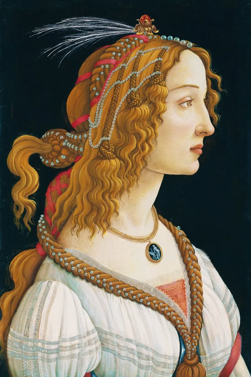 Sandro Botticelli – Idealized Portrait of a Lady poster by Venus Art