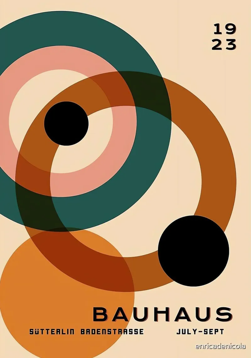 Bauhaus 1923 poster da Brooke