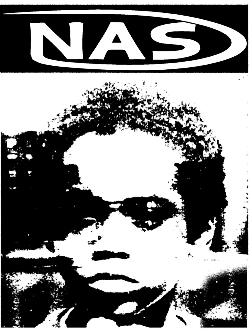 Silhouette Nasty Nas Pop poster da igoshdesigns