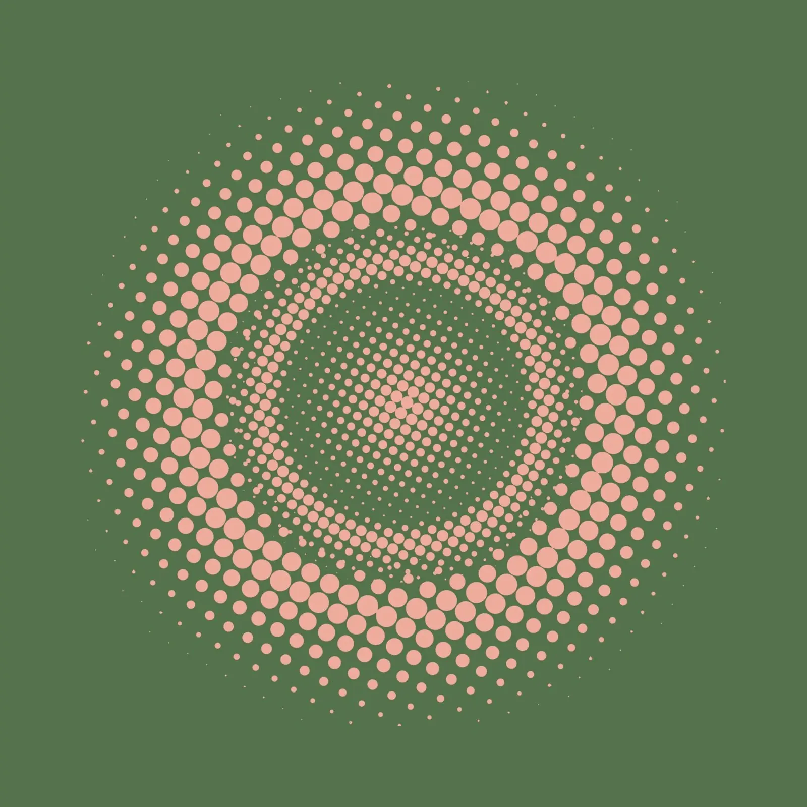 Digital sphere canvas with Floater frame by Little Dean