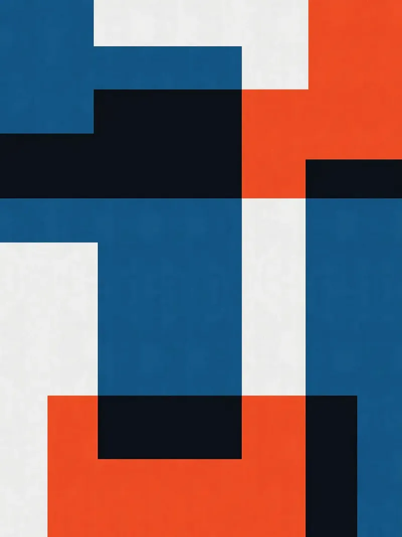Strati colorati poster con telaio in plastica da Leonard R Sadler