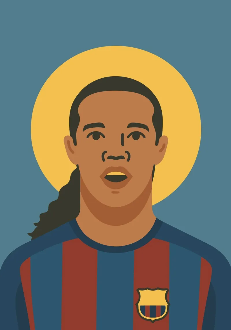 Ronaldinho: The Saint of Football poster da ramosashop