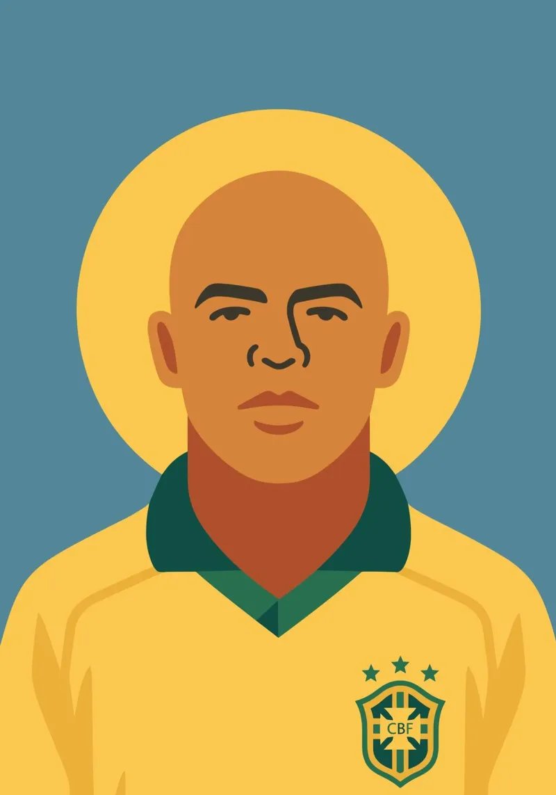 Ronaldo Fenômeno: The Saint of Football poster da ramosashop