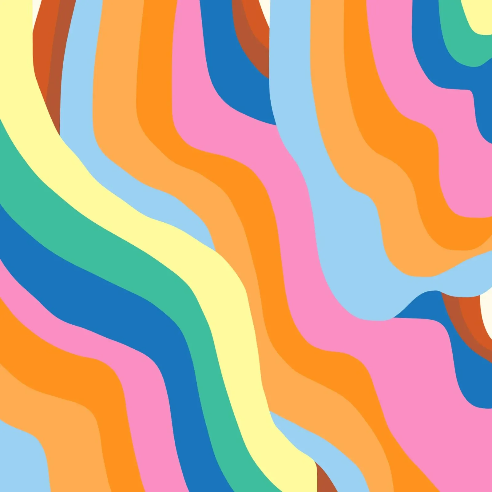 Arcobaleno in fusione poster con telaio in alluminio da Little Dean