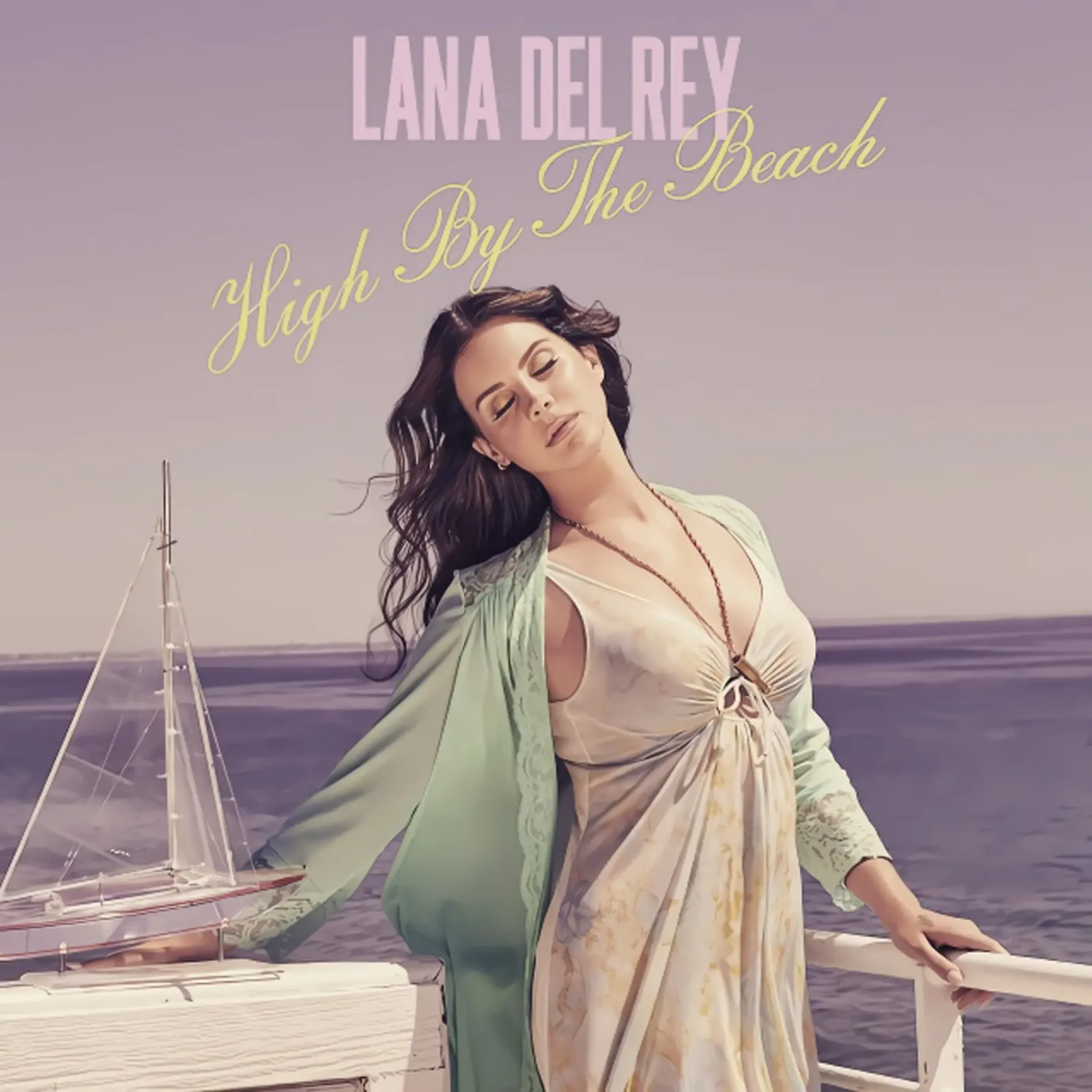 Lana Del Rey High tela con Cornice a cassetta da kanel shop