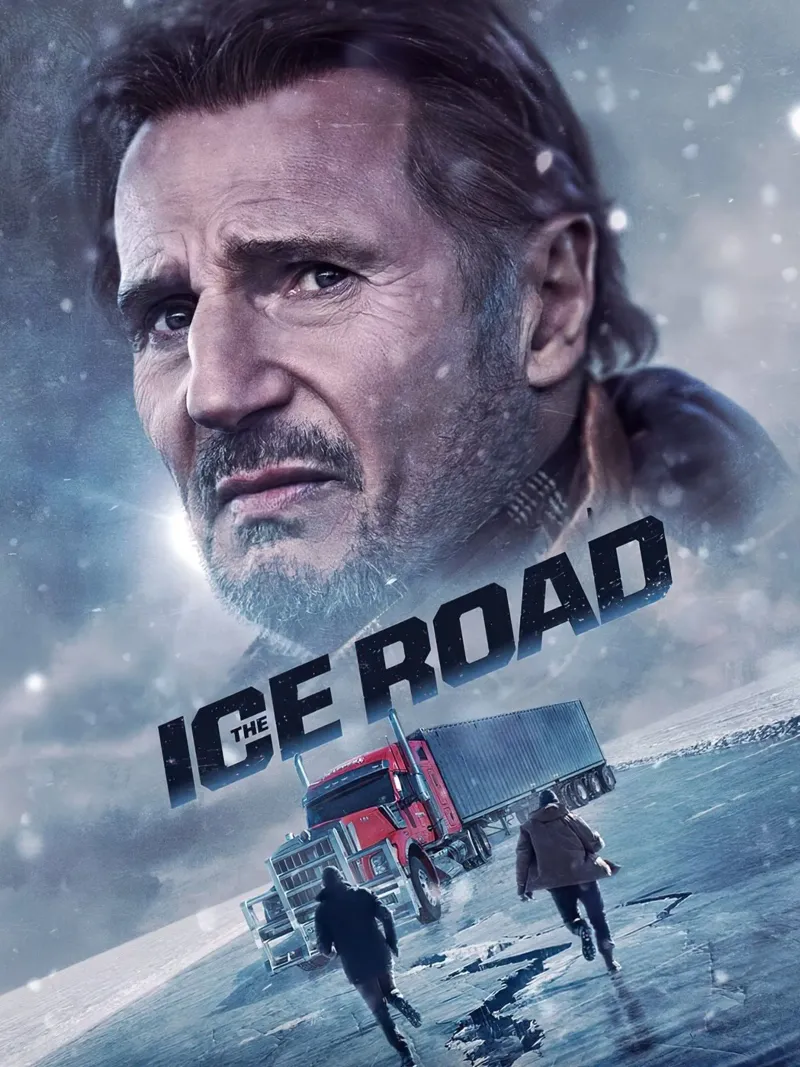 The Ice Road canvas with Floater frame by Dumery Art