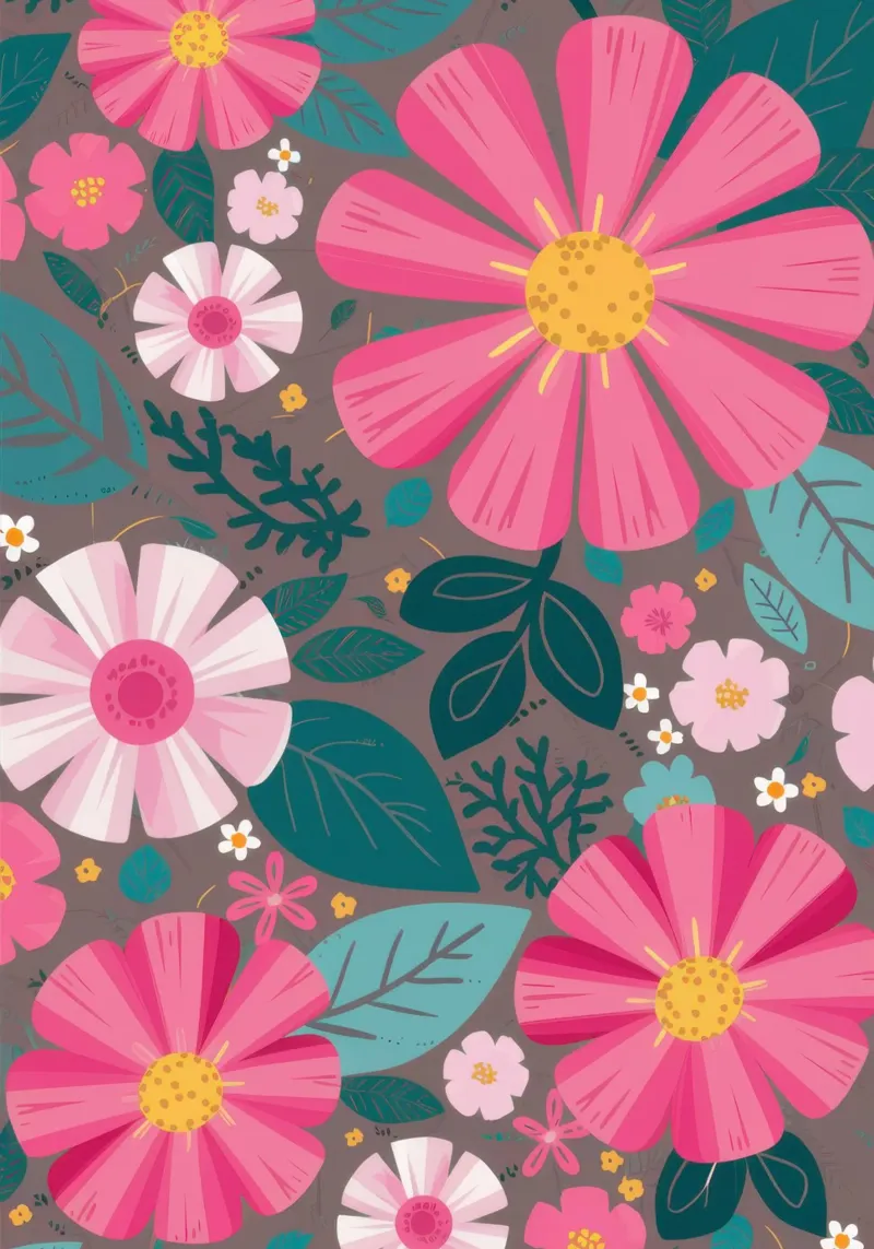 Tappeto Cosmos Rosa poster da Heaven Craft
