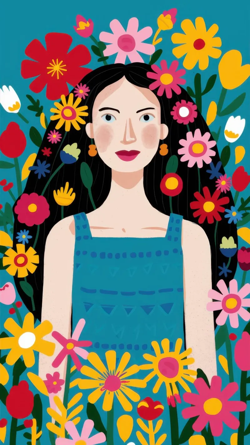 Serenata della ragazza dei fiori poster da Wish Studio