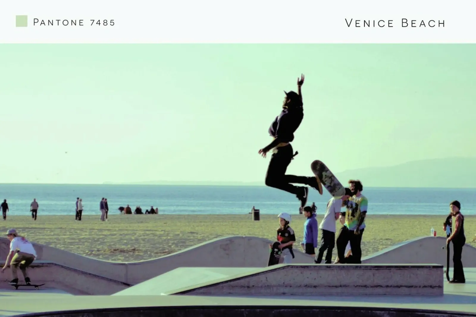 Venice Beach Pantone 7485 pellicola backlit da In Full Color
