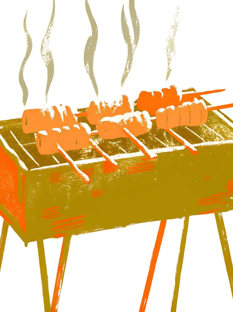 Barbecue tela con Cornice a cassetta da PREKETEWE