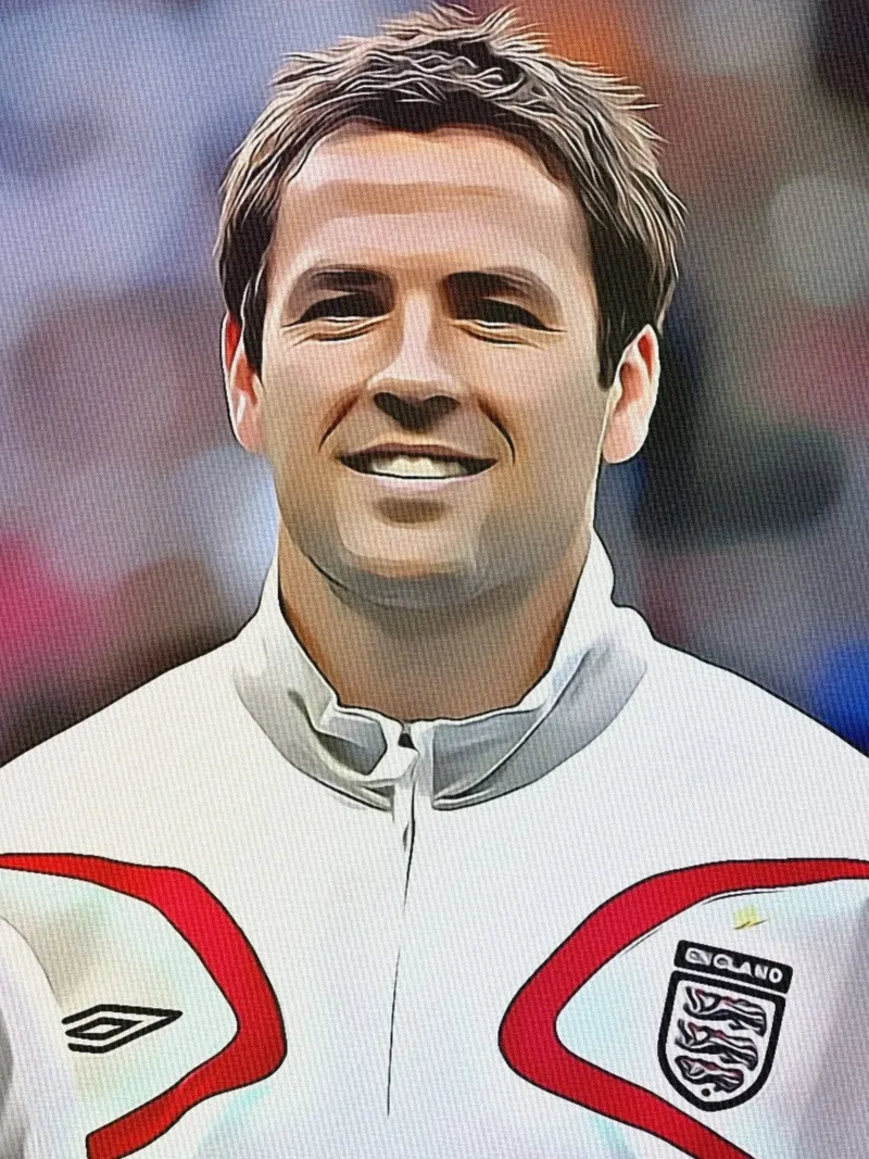 Michael Owen poster con telaio in legno da dan band