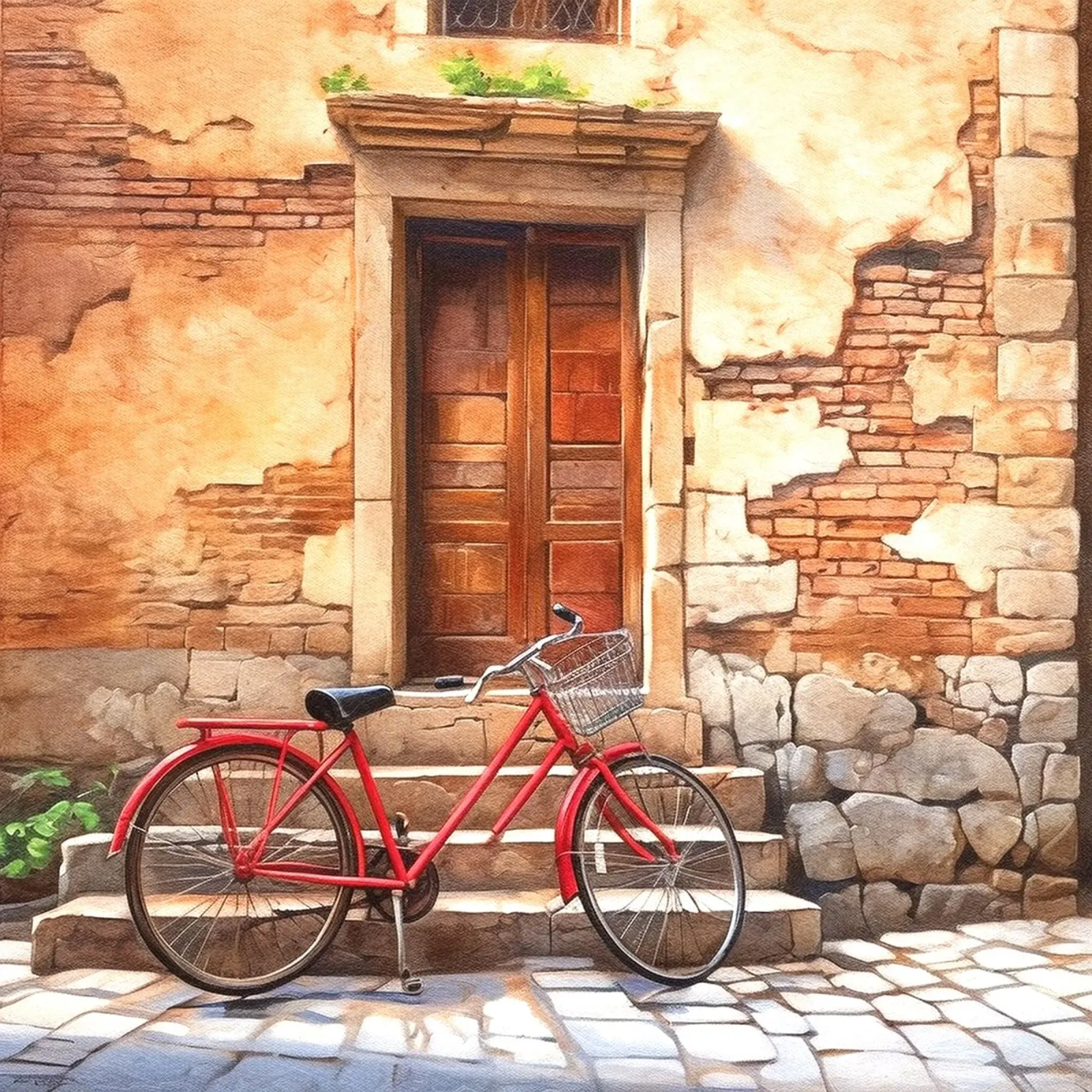 Bicycle tela con Cornice a cassetta da Artsy Bessy