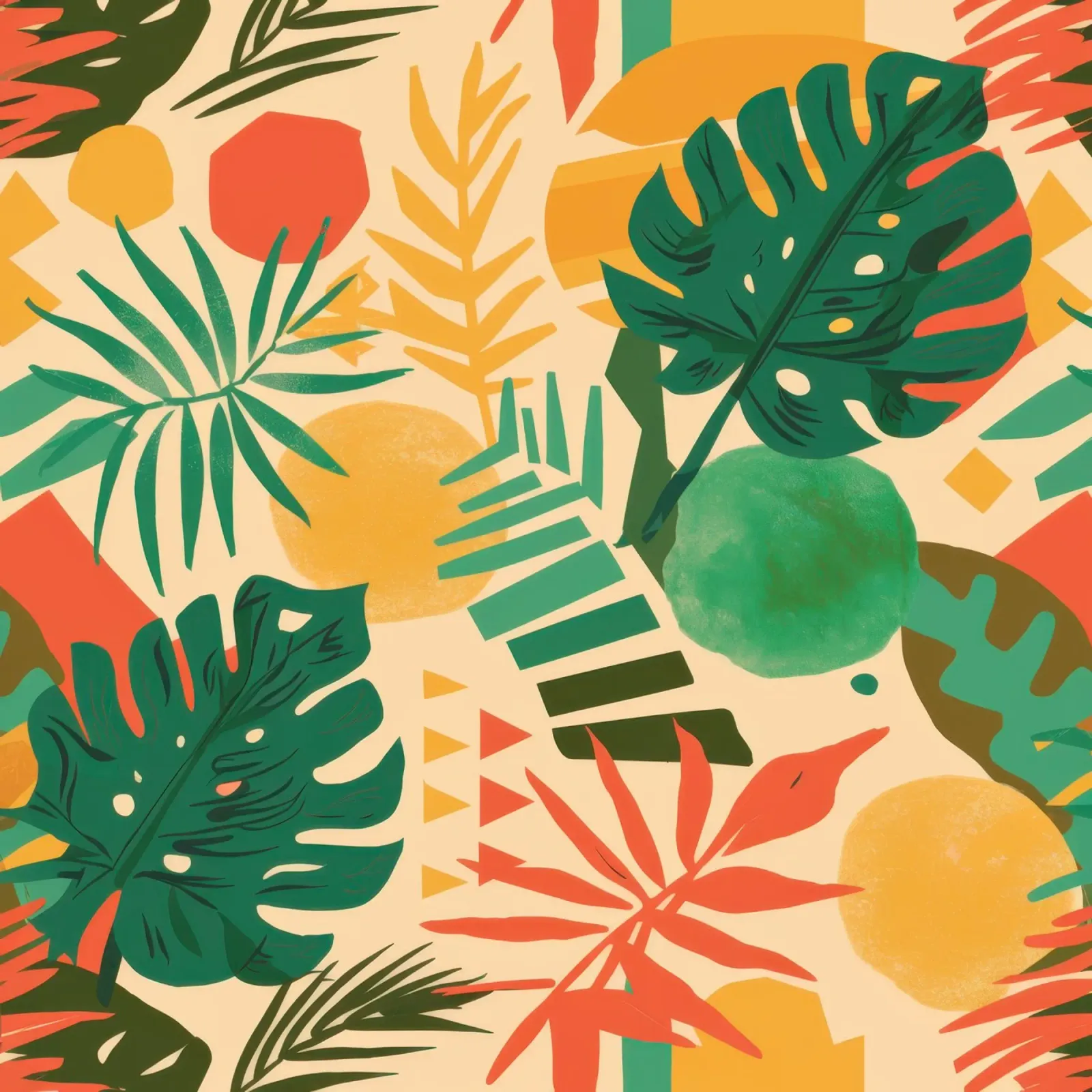 Armonia tropicale terrestre poster da Heaven Craft